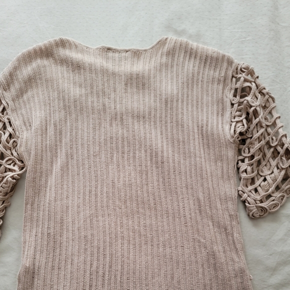 Vintage Simon Chang crochet sweater size small - Picture 10 of 12